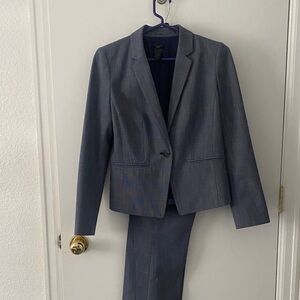 Ann Taylor Women's Gray Blazer and Pants Set